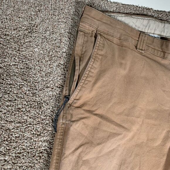 Columbia Mens 40x30 Straight Leg Active Pants‎ Khaki 5 Pocket - Picture 5 of 14